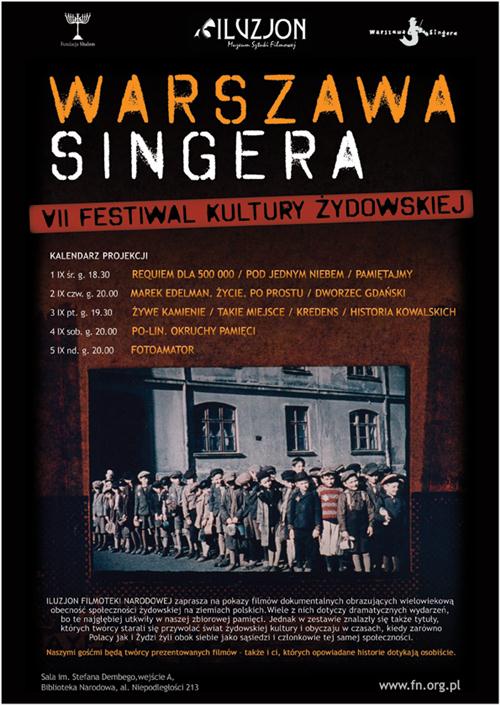 ZYDZI POLSCY_ILUZJON_Warszawa_Singera_plakat